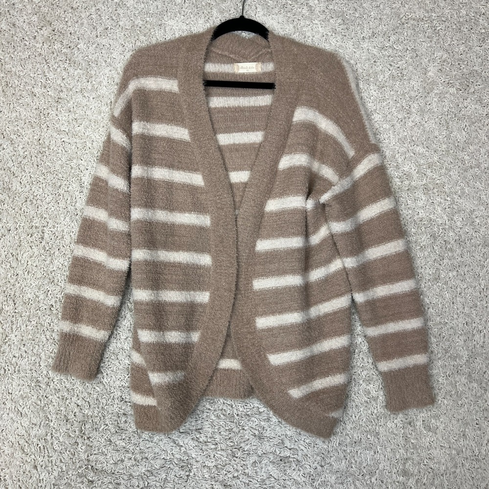Altar'd State Cardigan Sweater Womens XS Striped Open Casual Comfy Cozy Soft